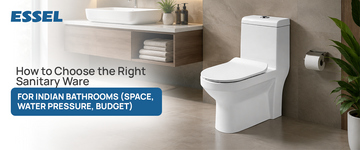 How to Choose the Right Sanitary Ware for Indian Bathrooms (Space, Water Pressure, Budget)