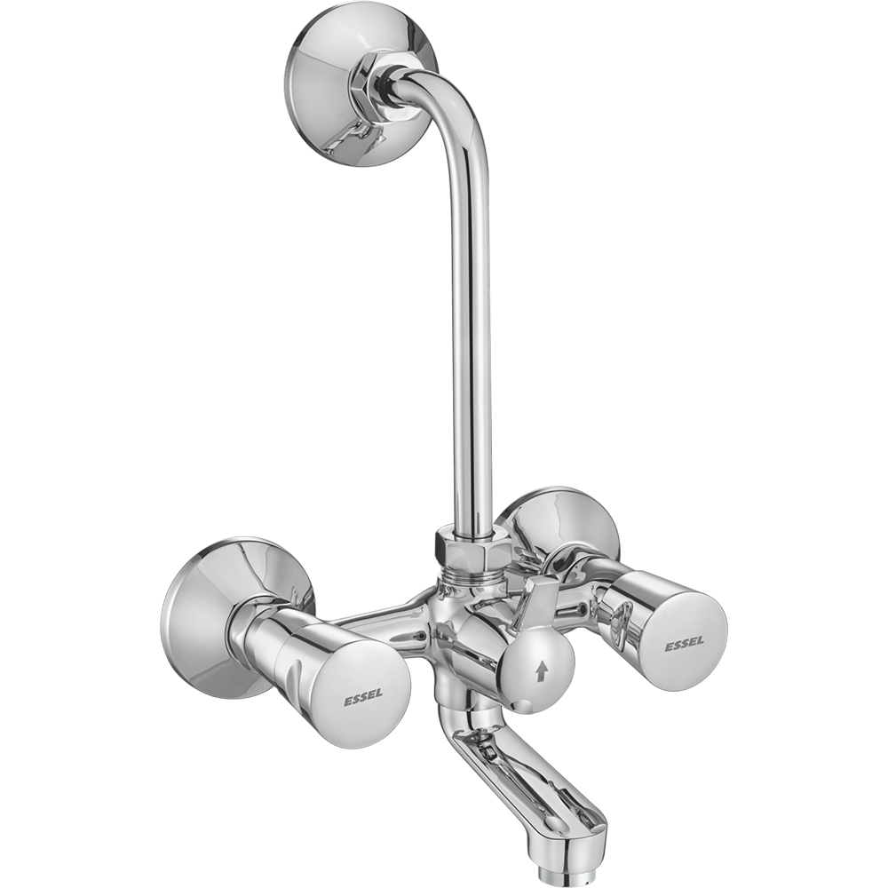 110065 - Wall mixer with inbuilt provision  for overhead shower