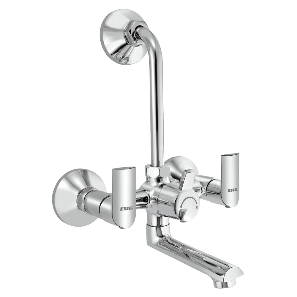 113065 - Wall mixer with inbuilt provision for overhead shower (inclusive 115mm bend pipe)