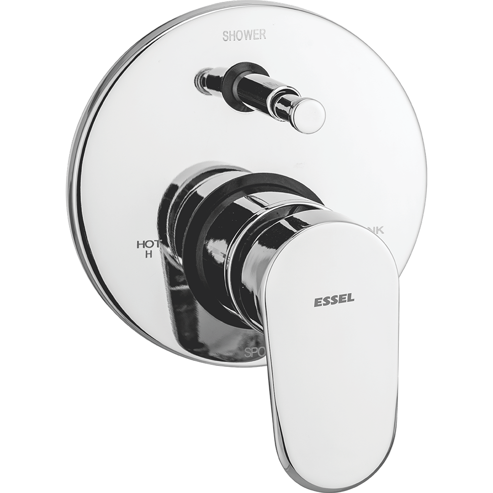 Single lever diverter upper  part compatible with high  flow diverter (45mm)