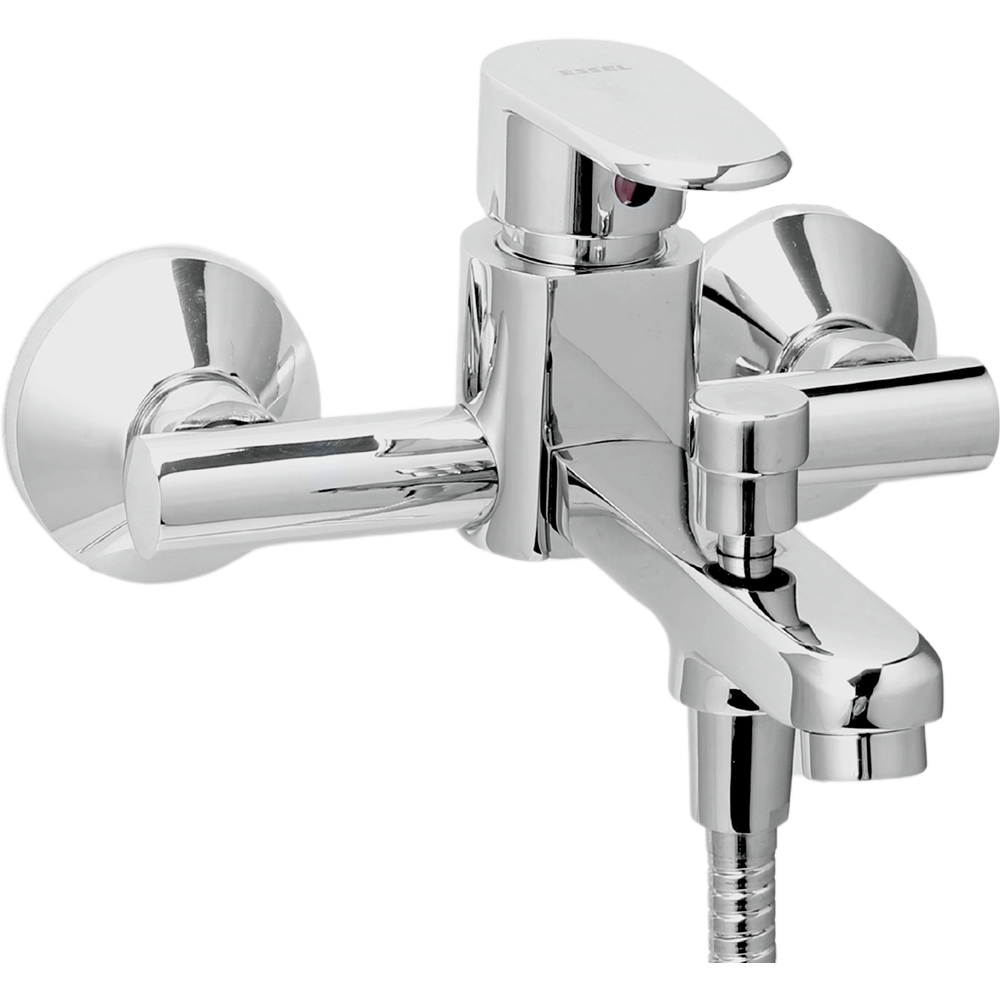 118406 - Single lever wall mixer with  telephonic arrangement