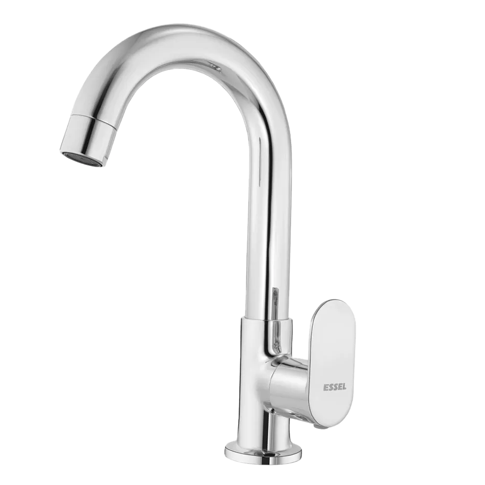 123053/123253 - 123053 Swan Neck with fixed  spout and aerator (Left) 123253 with right side handle