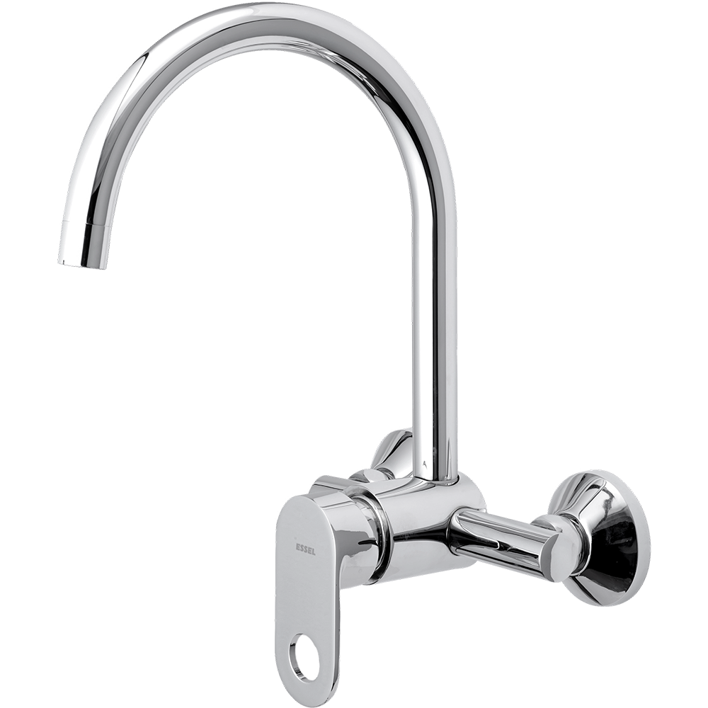 130107 - Single lever sink mixer with full  motion extended spout