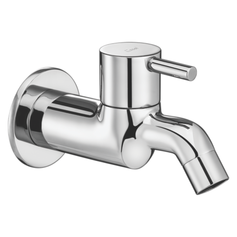 131045 - Bib cock with aerator  and wall flange