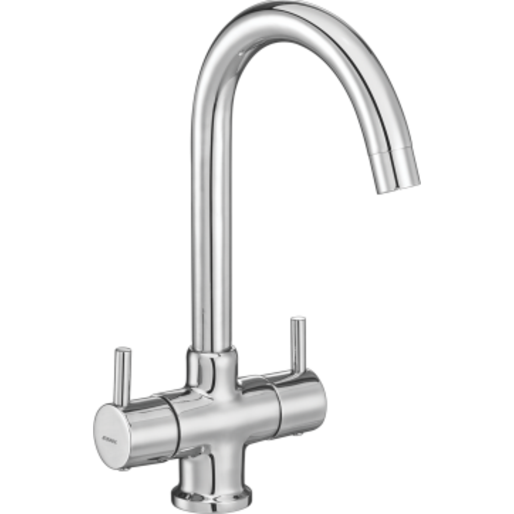 131063 Sink mixer - table mounted with  full motion spout and aerator