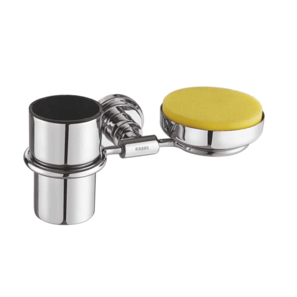 134029 - Soap dish cum tumbler holder