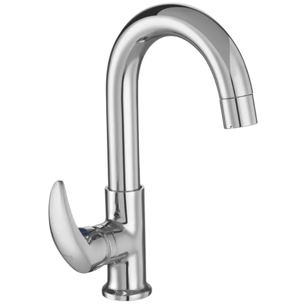 137053 - Swan neck with fixed spout aerator (left)