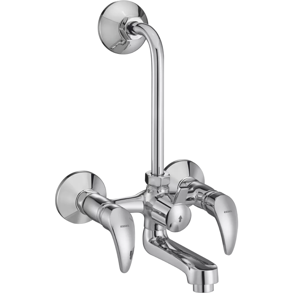 137065 - Wall mixer with inbuilt provision  for overhead shower (inclusive  of 115mm bend pipe)