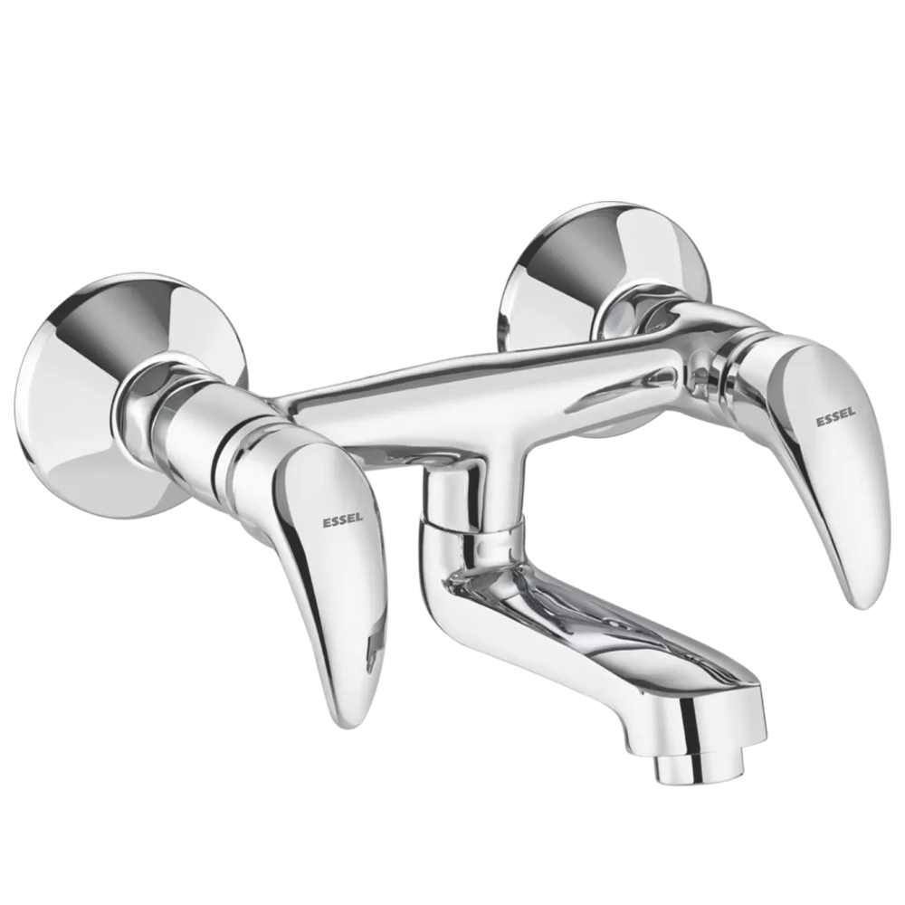137068 - Wall mixer with connecting  legs and wall flange