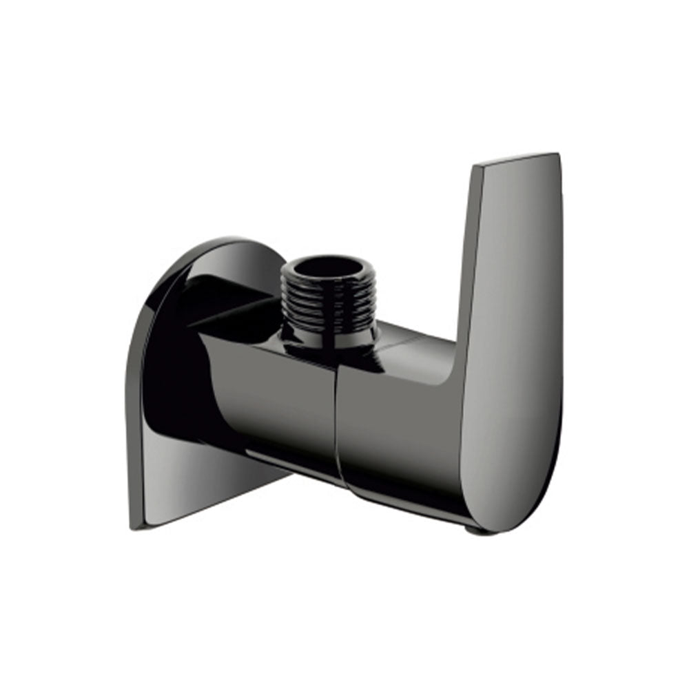 138052 - B Angular stop valve  with wall flange