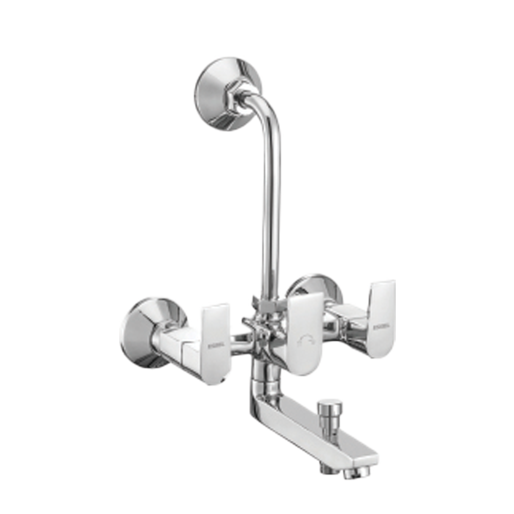 138064 - Wall mixer with in built 3 in 1  arrangement provision for hand  shower and overhead shower