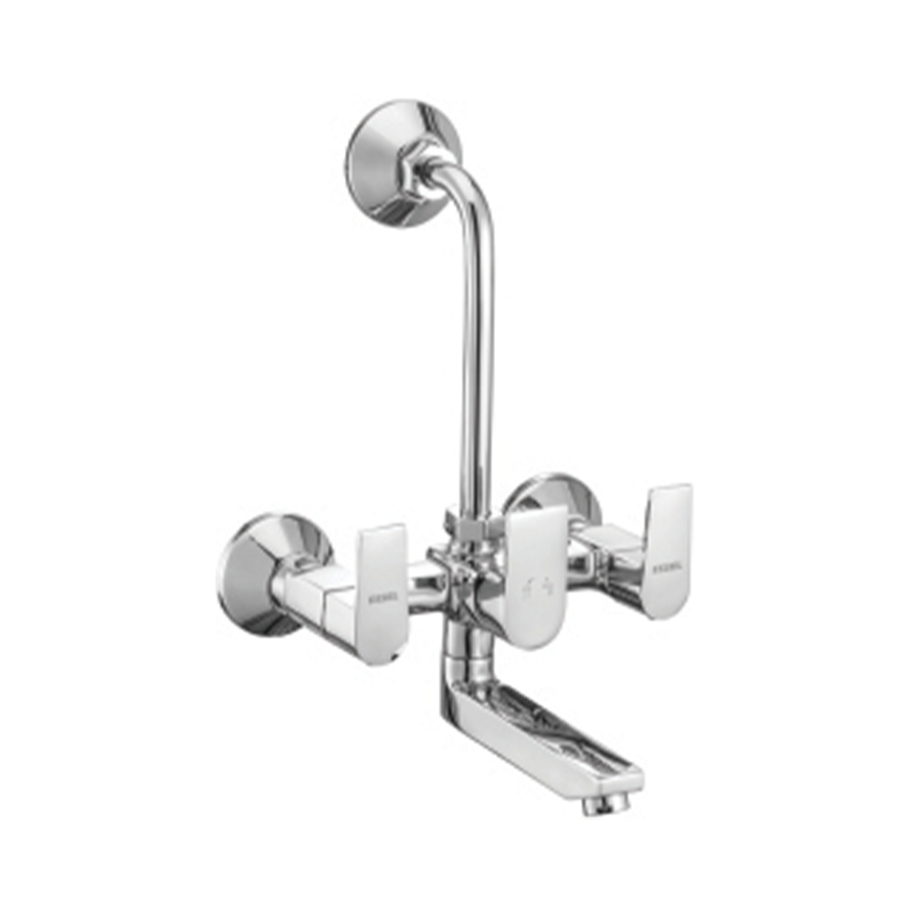 138065 - Wall mixer with inbuilt provision  for overhead shower (inclusive  of 115mm bend pipe)