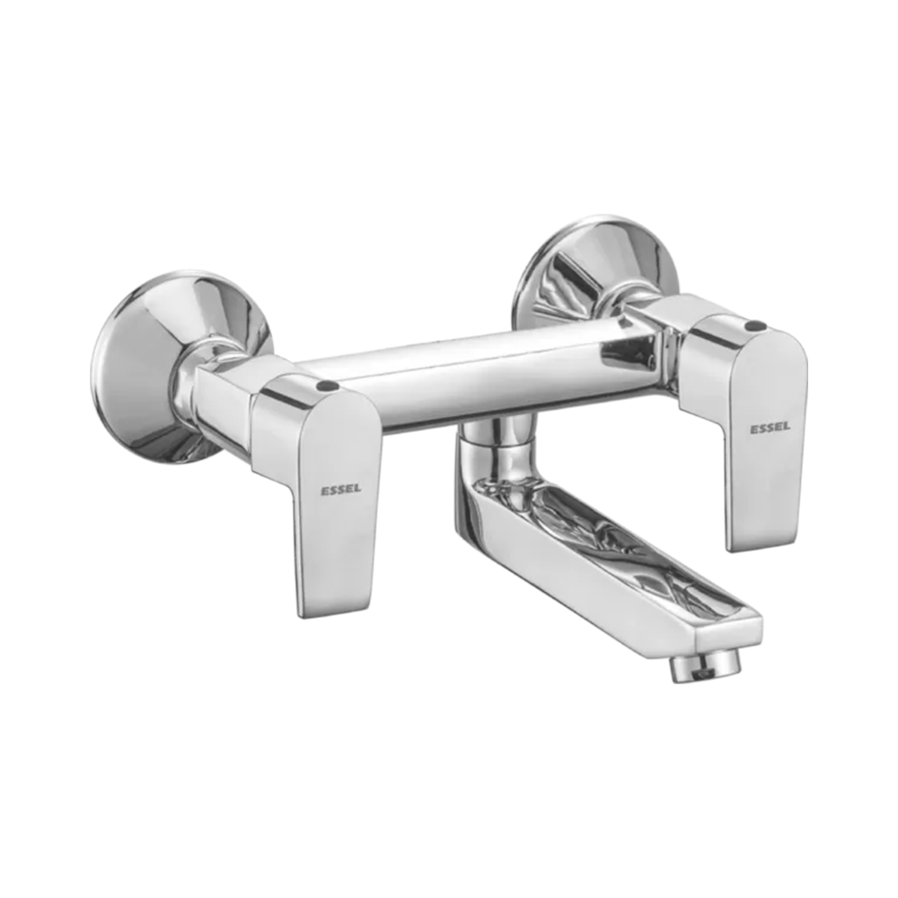138068 - Wall mixer with connecting  legs and wall flange