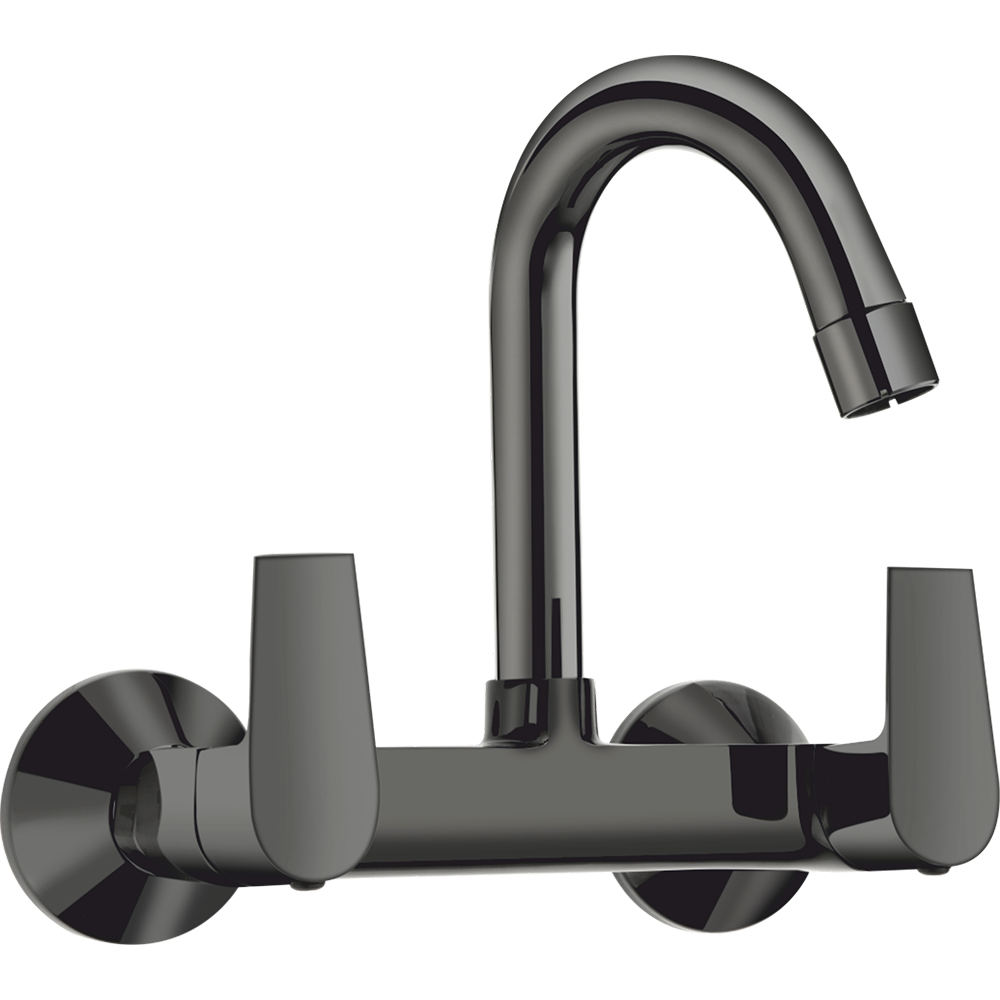 138069 - B Sink mixer with full motion  spout with aerator