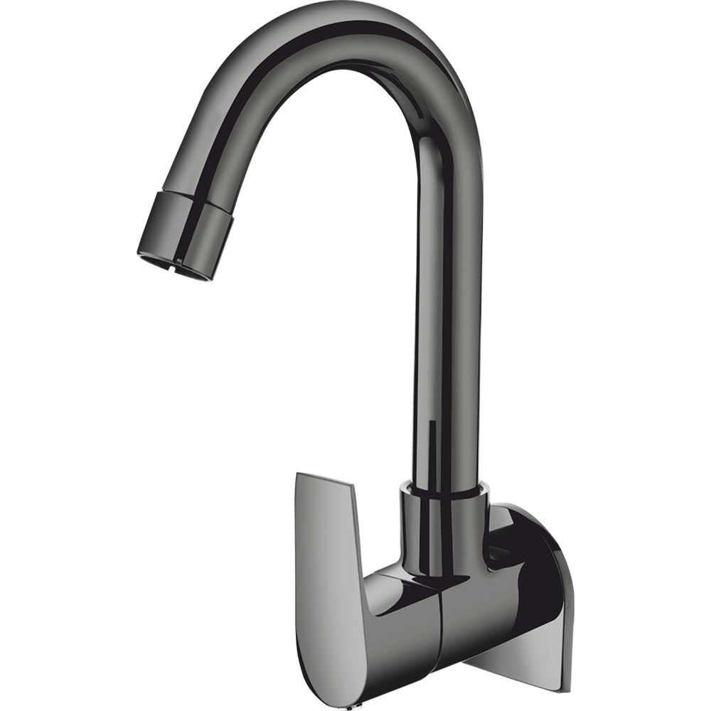 138254 Sink cock - wall mounted with  full motion 355mm extended