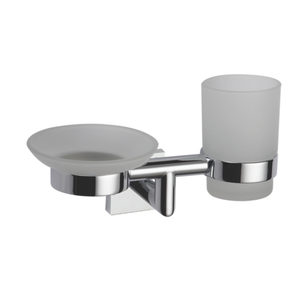 140029 - Soap dish cum tumbler holder