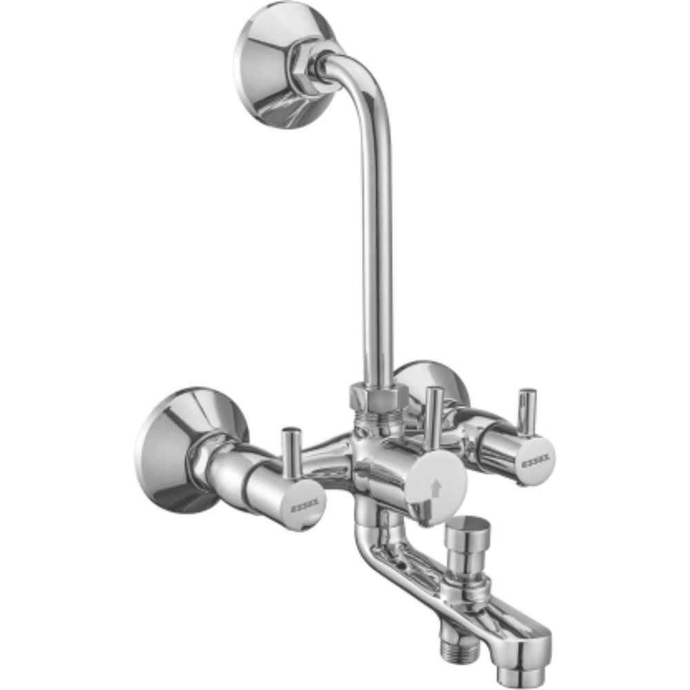 191064 - Wall mixer with inbuilt 3 in 1  arrangement, provision for hand  shower and overhead shower  (inclusive of 115mm bend pipe)