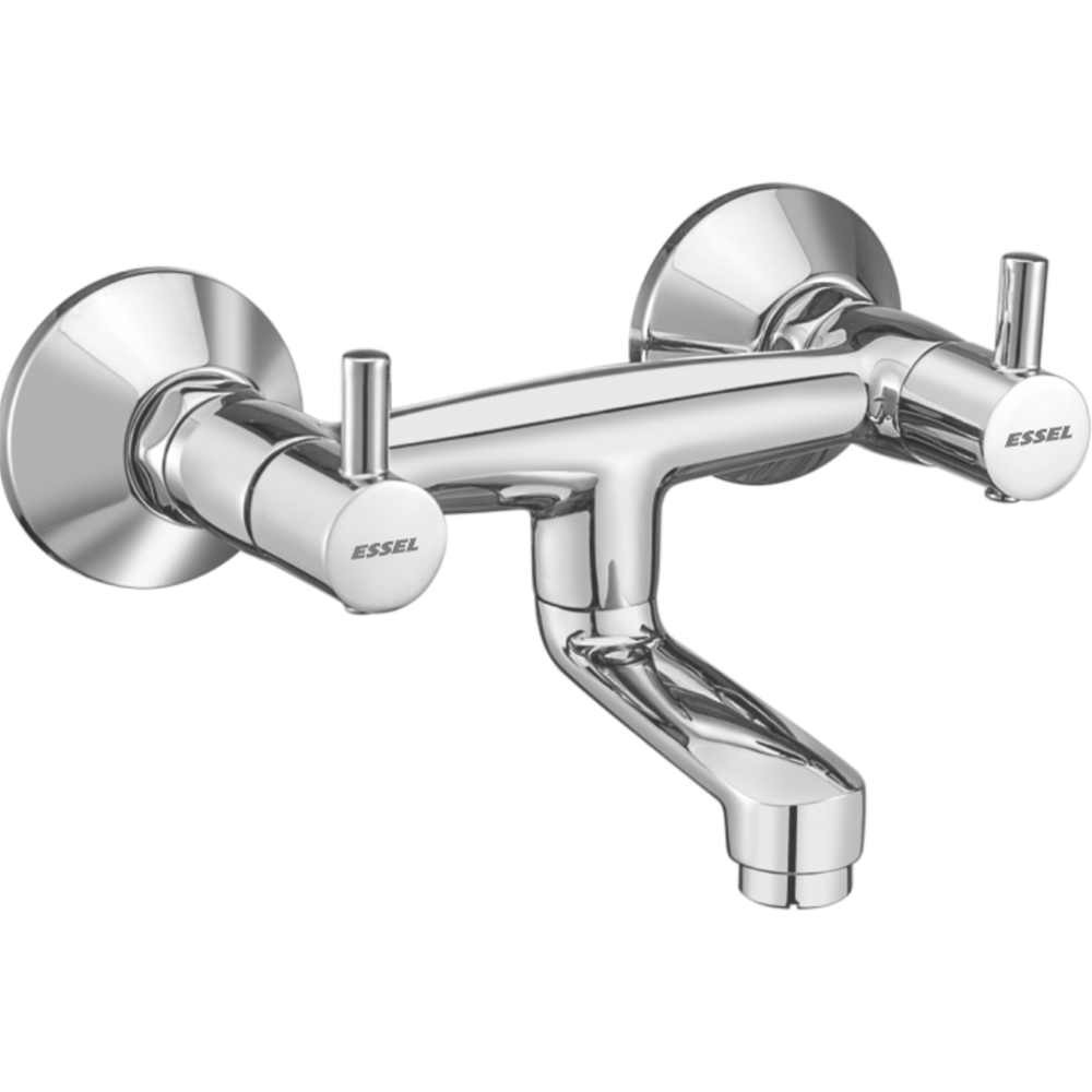 191068 - Wall mixer with connecting  legs and wall flange
