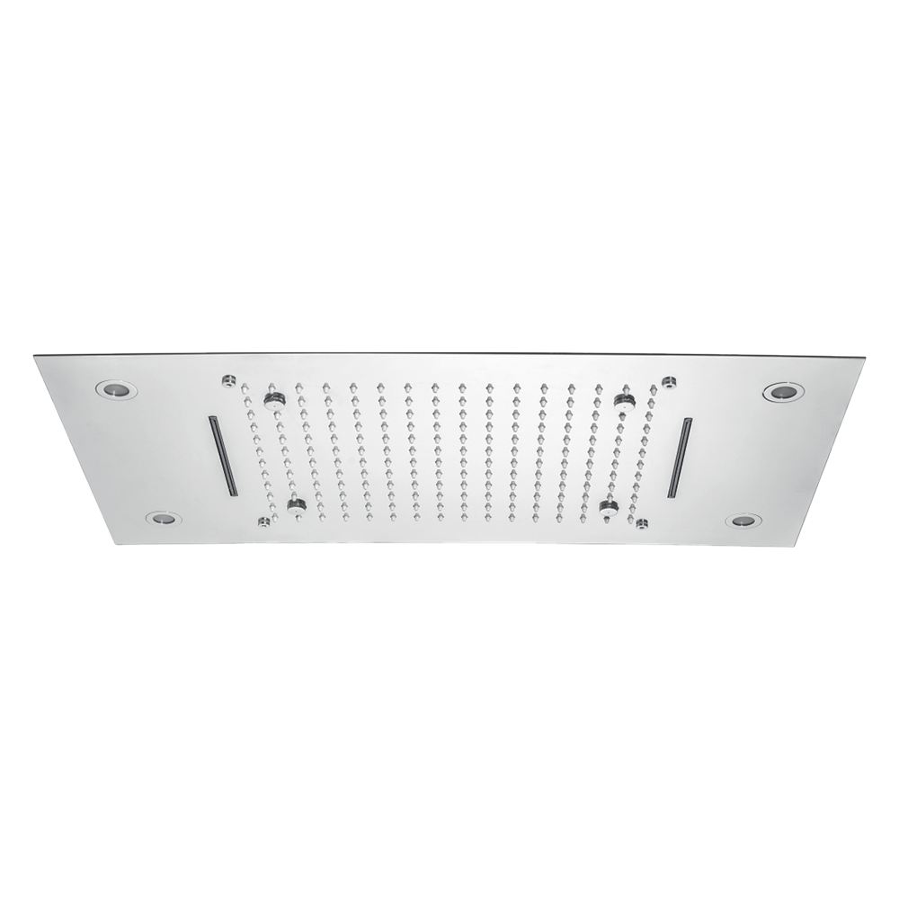 304315 - Ceiling LED rain shower rectangular 27 x 15" with rain fall, mist & water fall