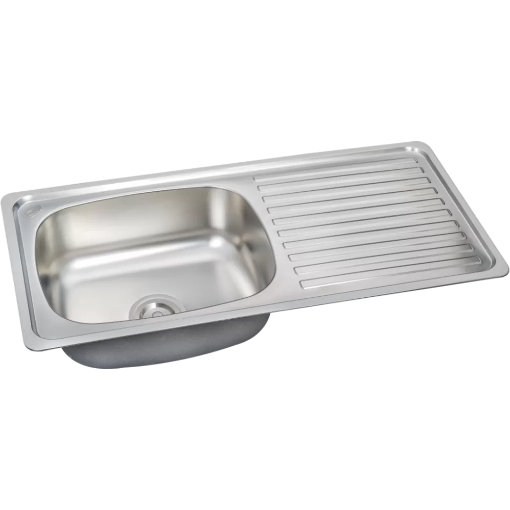 521337 - Single bowl with drain board sink 37"X18"X9"