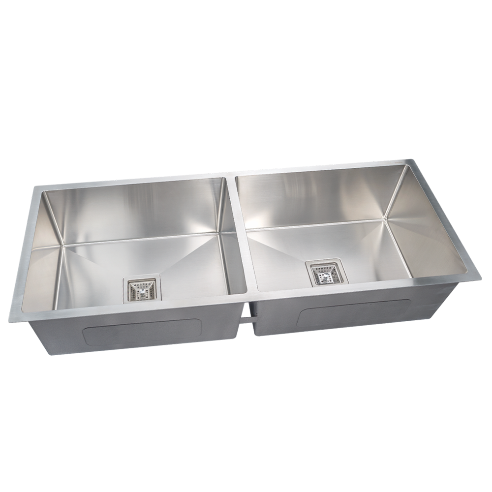 535237/525237 - Double bowl sink 37"x18"x9"