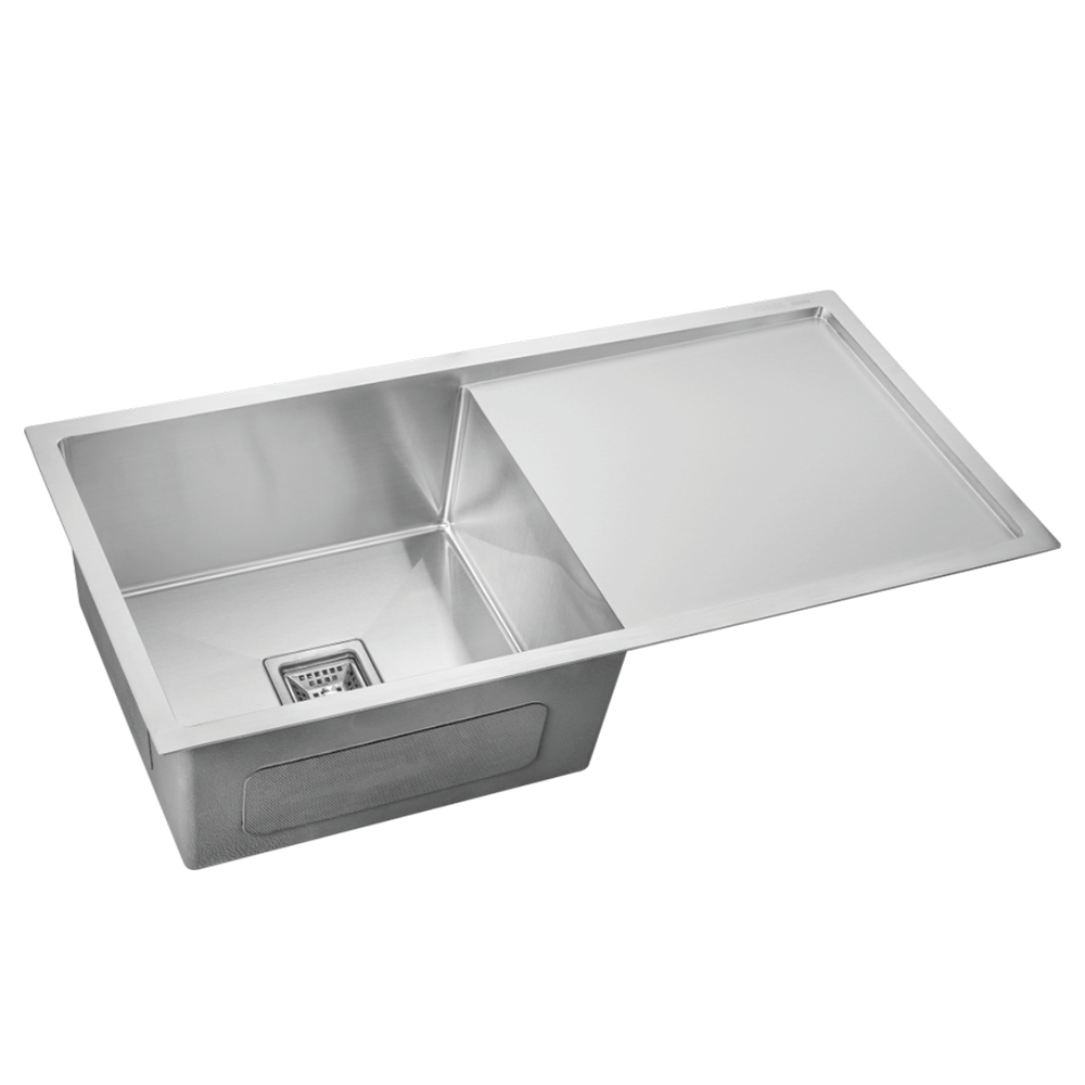 535337/525337 - Single bowl with drain board sink 37"x18"x9"