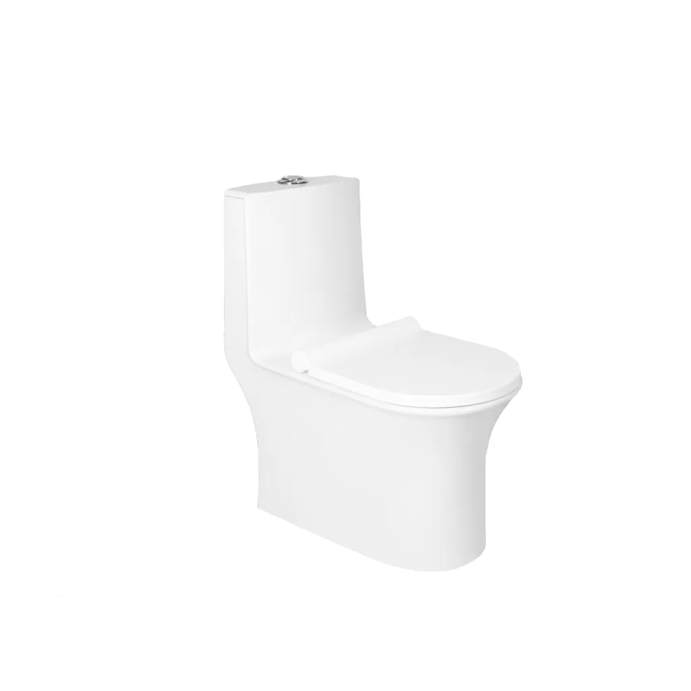 EARL- One piece water closet with seat cover - 660x355x750 mm