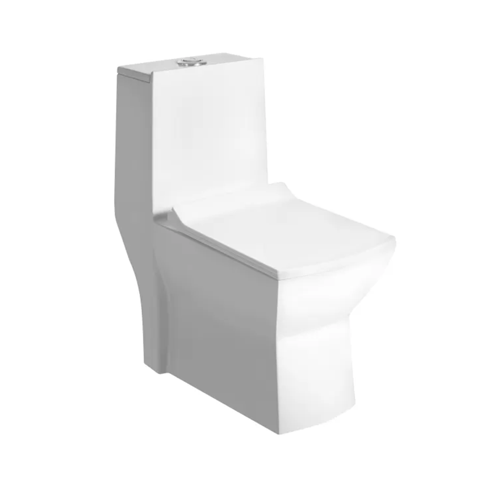 EARN - One piece water closet with seat cover - 655x350x745 mm