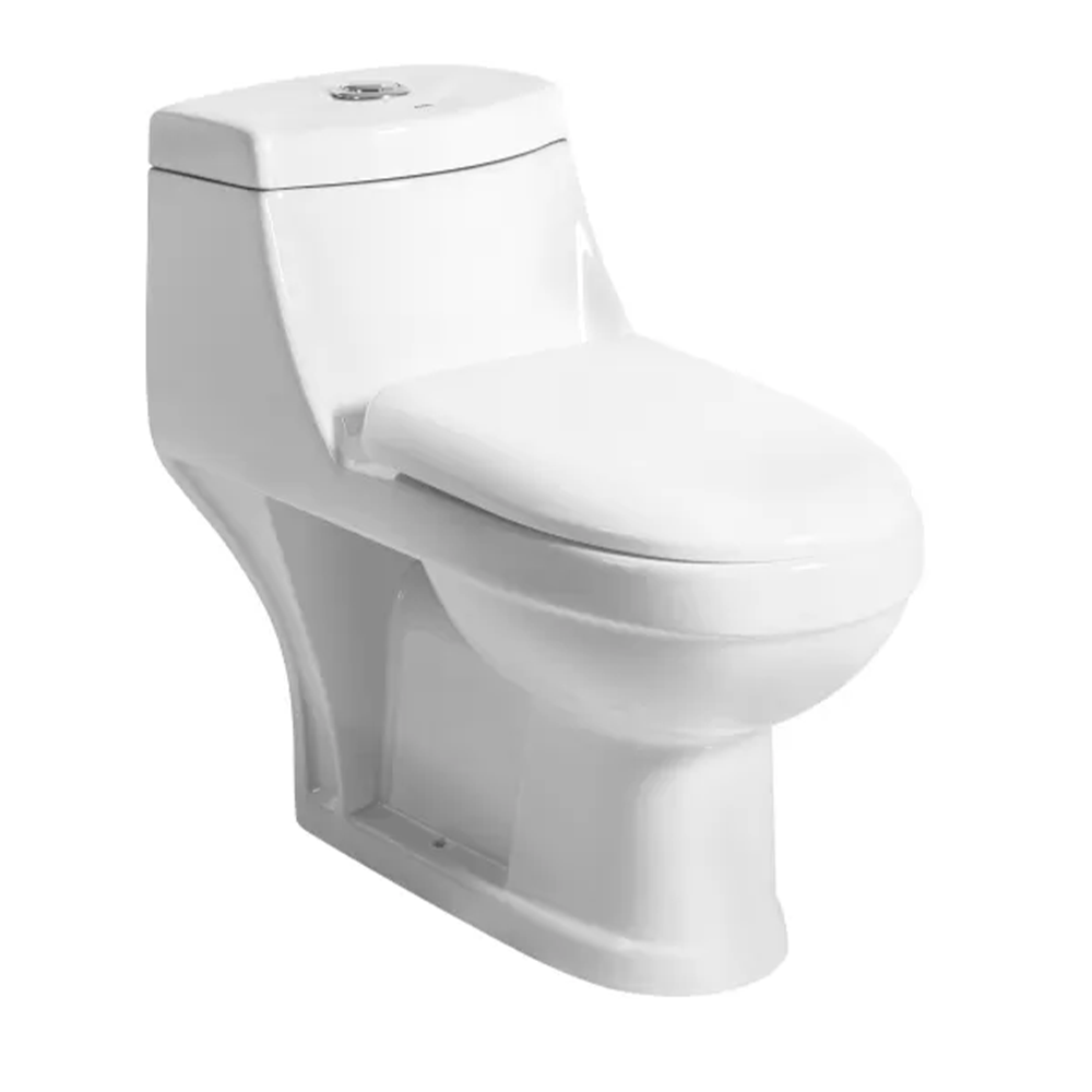 ELMO - One piece water closet with seat cover - 700x370x660 mm