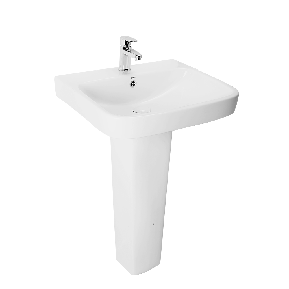 EMAX - WALLHUNG WASH BASIN - 565X470X810 MM