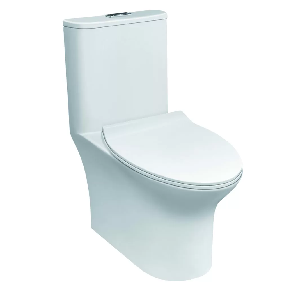 ESKY - One Piece Water Closet with PP Seat Cover - 685X375X770