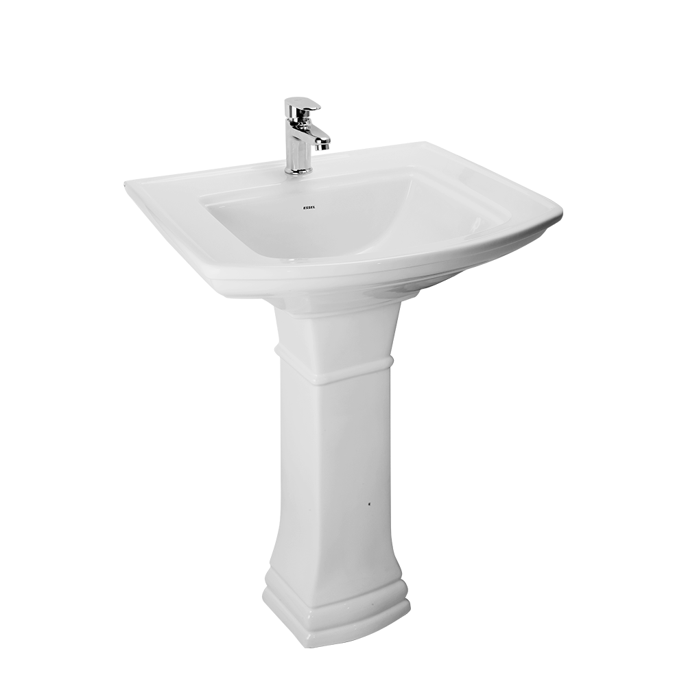 ETON - WALLHUNG WASH BASIN - 620X500-870 MM