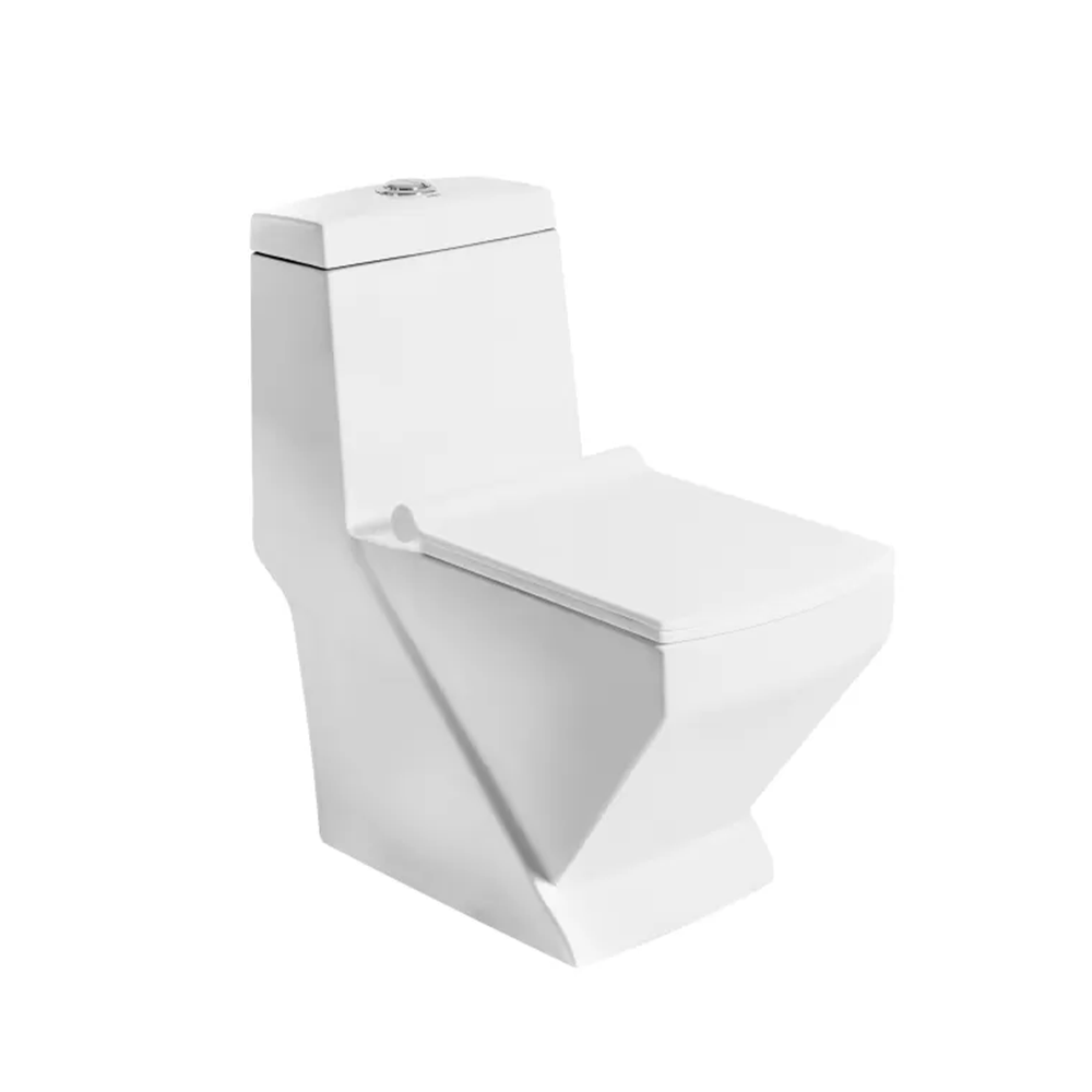 EZRA - One piece water closet with seat cover - 660x355x765 mm