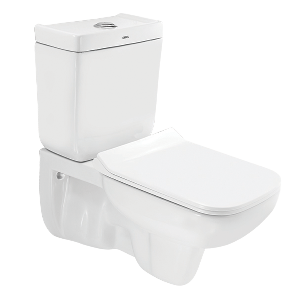ECOP - Extended two-piece wall hung with seat cover - 635x340x670mm
