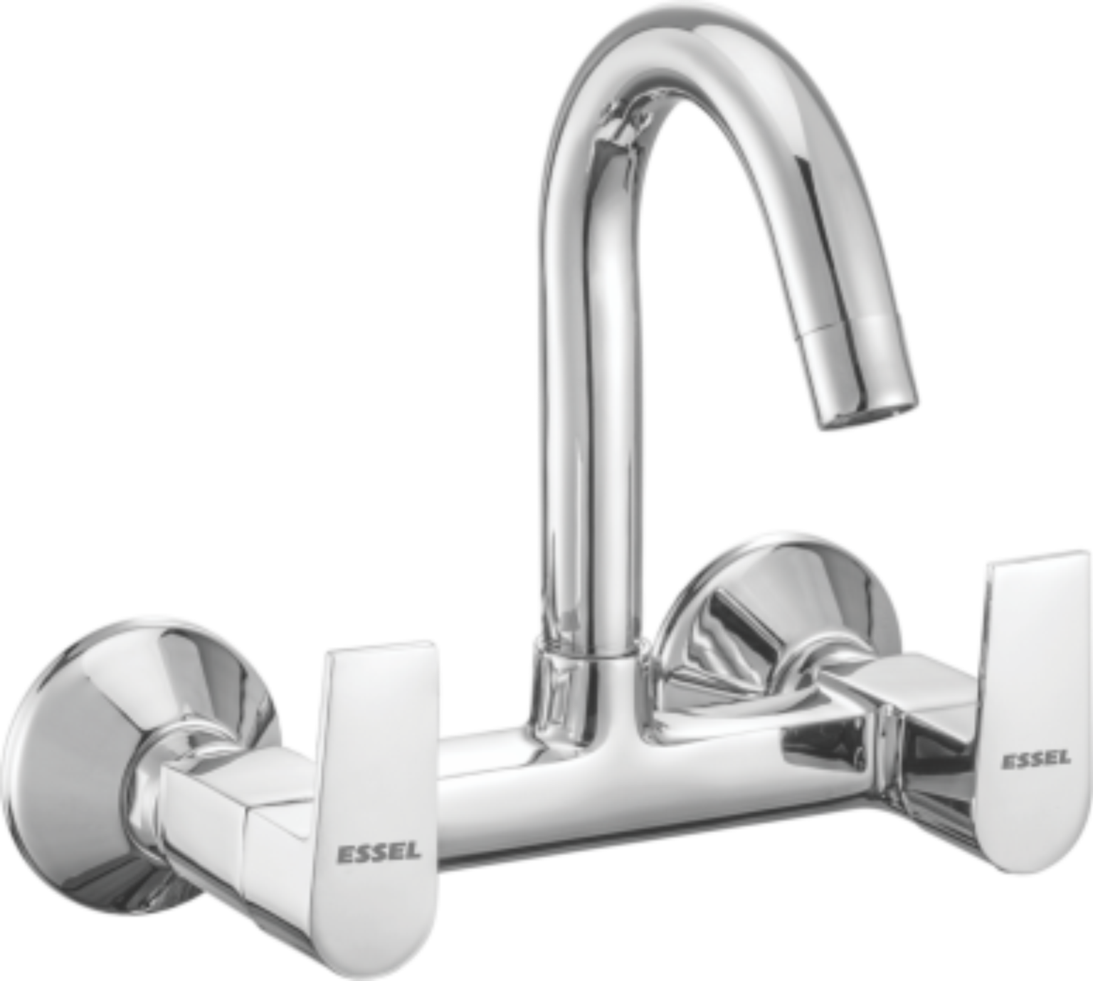 138069 - Sink mixer with full motion spout, connecting legs and wall 